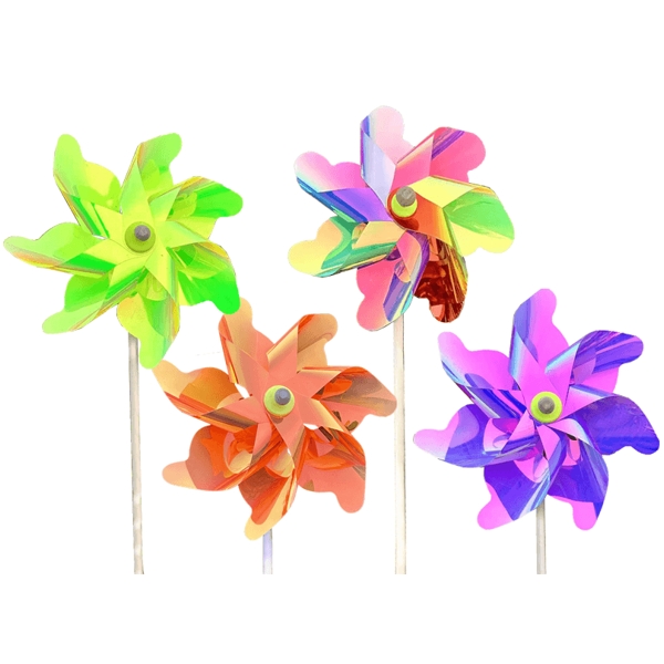 VORORDER-2027-17193 Blumen-Windrad 18 cm, 4 sort. VORORDER-2027-17193 Blumen-Windrad 18 cm, 4 sort.