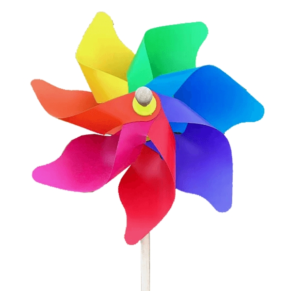 VORORDER-2027-17194 Windrad Regenbogenblume 32 cm VORORDER-2027-17194 Windrad Regenbogenblume 32 cm
