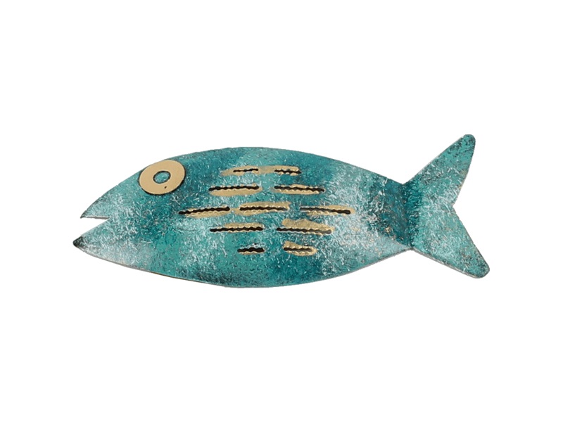 20120 Metall Fisch 15cm mit Haken