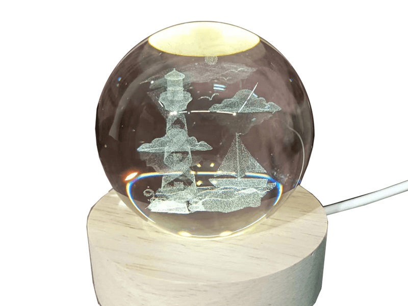 VORORDER-2026-21267 Laser Glas Quader rund 60mm