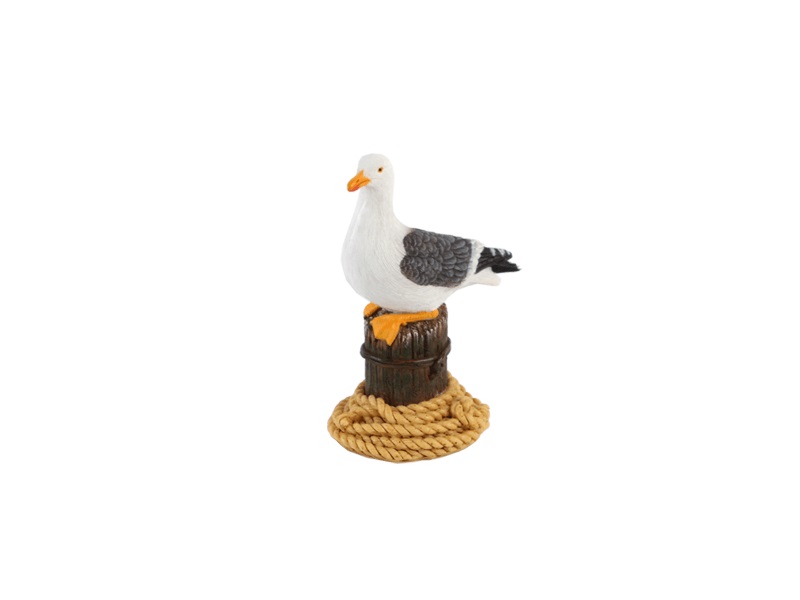 VORORDER-2026-22929 Möwe auf Poller mit Tau 10cm