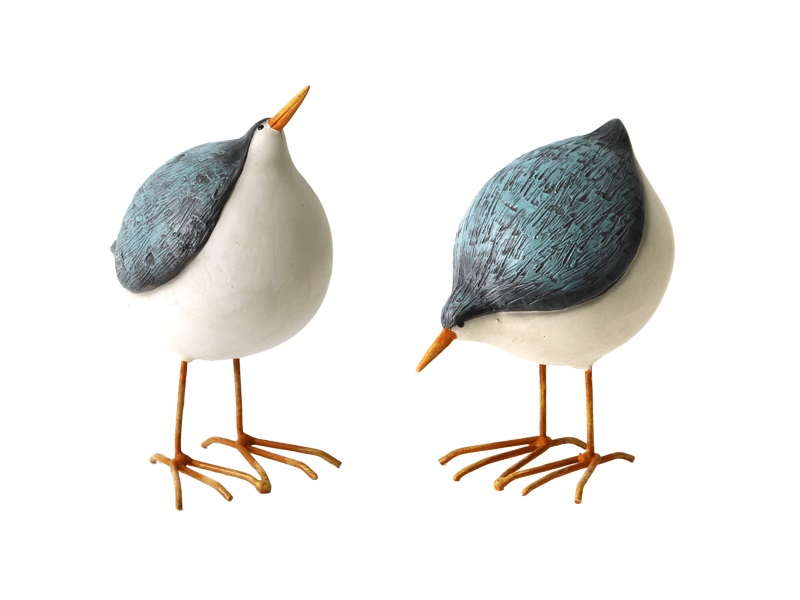 VORORDER-2026-22977 Vögel m. Metallbeinen 13cm