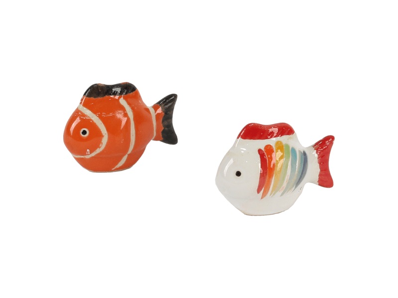 VORORDER - 23273 Schwimmender Fisch Weiß + Oran