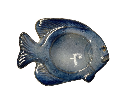 23318 Fisch Ablage Blau 15x11cm