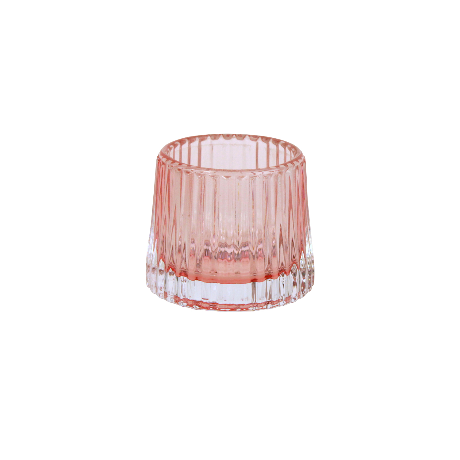 24137 Teelicht Glas Rose