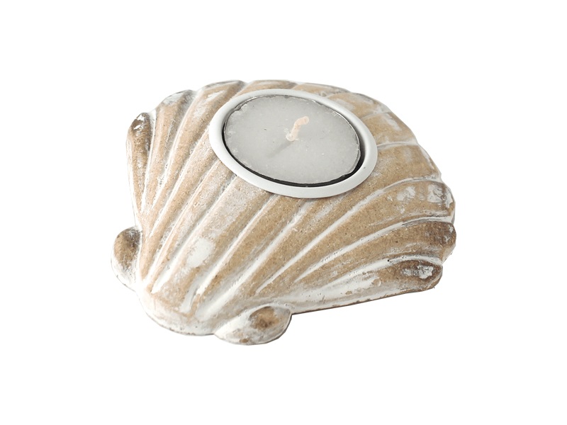 VORORDER-2026-24733 Teelicht Muschel 11cm