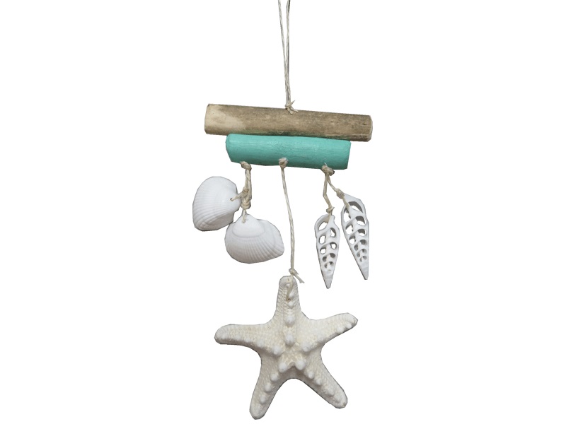 VORORDER-2026-24736 Hänger Seestern+Muscheln 70cm
