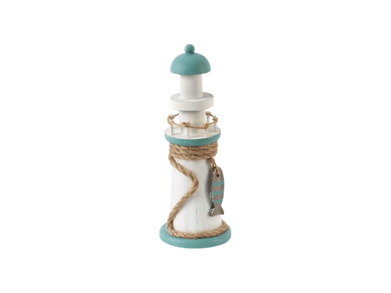 VORORDER-2026-24746 Leuchtturm Holz 23,5cm