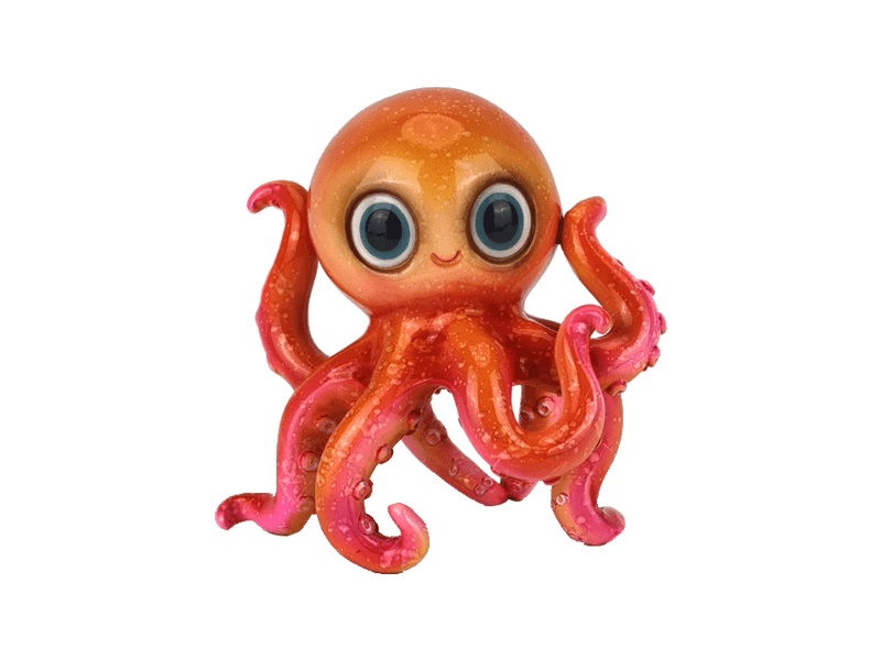 VORORDER-2026-25857 Oktopus rot 12cm
