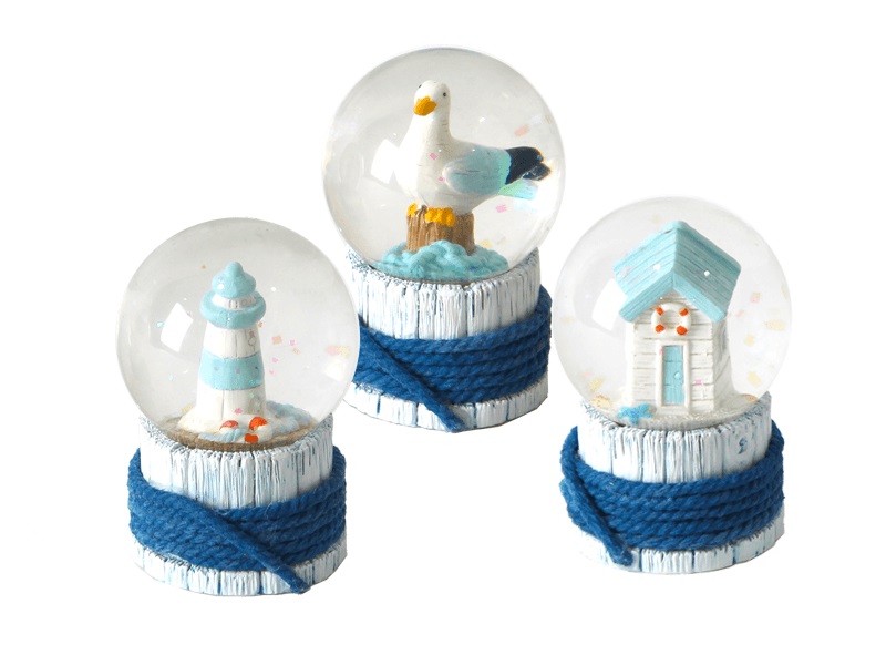 VORORDER-2026-28421 Schneekugel Möwe,Haus,LT 45mm