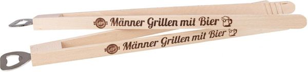 VORORDER-2027-36266 Holz Grillzange Buche  - 30cm