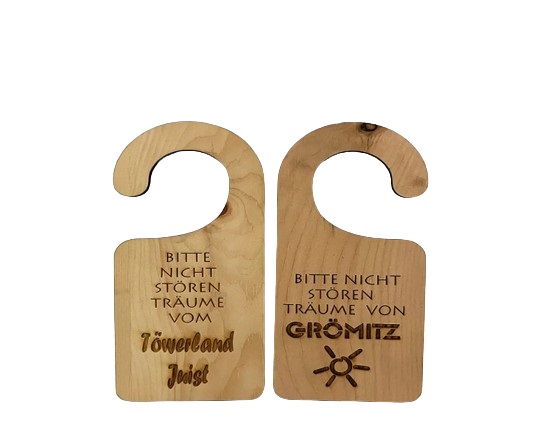 VORORDER-2027-36300 Türschild aus duftender Zirbe