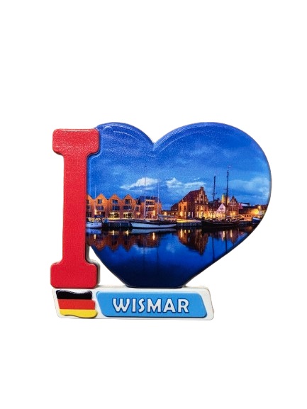 VORORDER-2027-52793 Magnet I LOVE Herzform 86x62mm