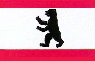 VORORDER - 60102 Stockflagge BERLIN30x45cm