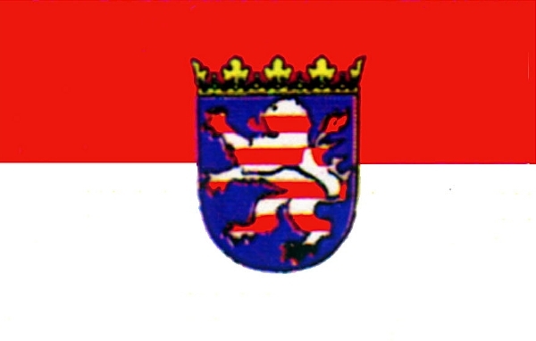 VORORDER-2026-60128 Stockflagge HESSEN 30x45cm