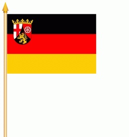 VORORDER - 60174 Stockflagge RHEINLAND PFALZ
