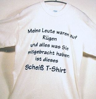 67214 T-Shirt BW, sort.Größen SCHEIß