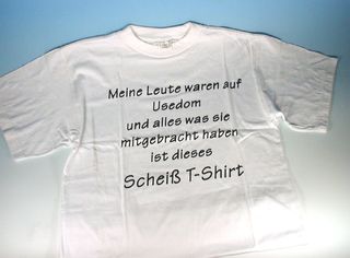 67217 T-Shirt BW, sort.Größen SCHEIß