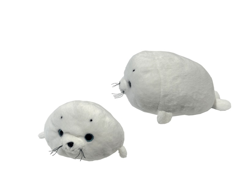 VORORDER-2026-77430 Plüsch Seehund Weiß 14cm