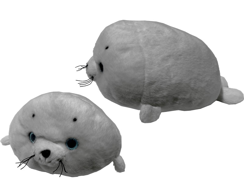 VORORDER-2026-77437 Plüsch Seehund Grau 30cm