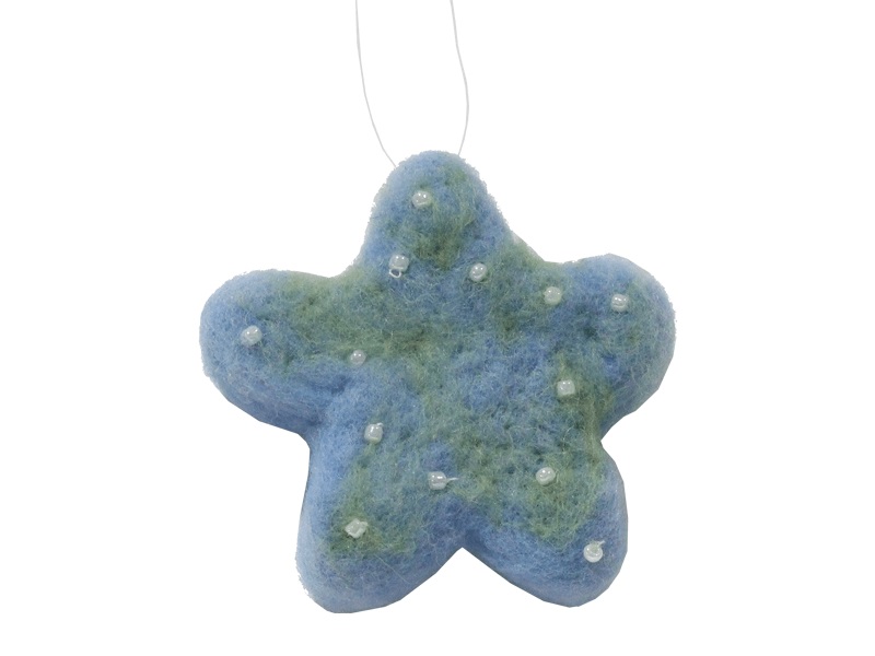 VORORDER-2026-77617 Filz Seestern Blau 9cm VORORDER-2026-77617 Filz Seestern Blau 9cm