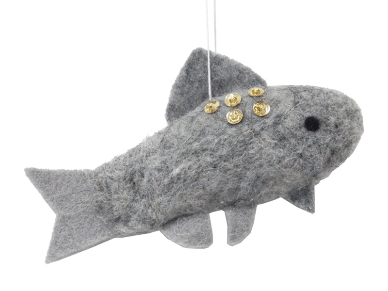 VORORDER-2026-77619 Filz Hänger Hai 14cm VORORDER-2026-77619 Filz Hänger Hai 14cm