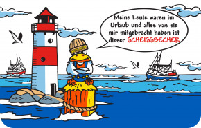 40762 Becher Meine Leute waren...